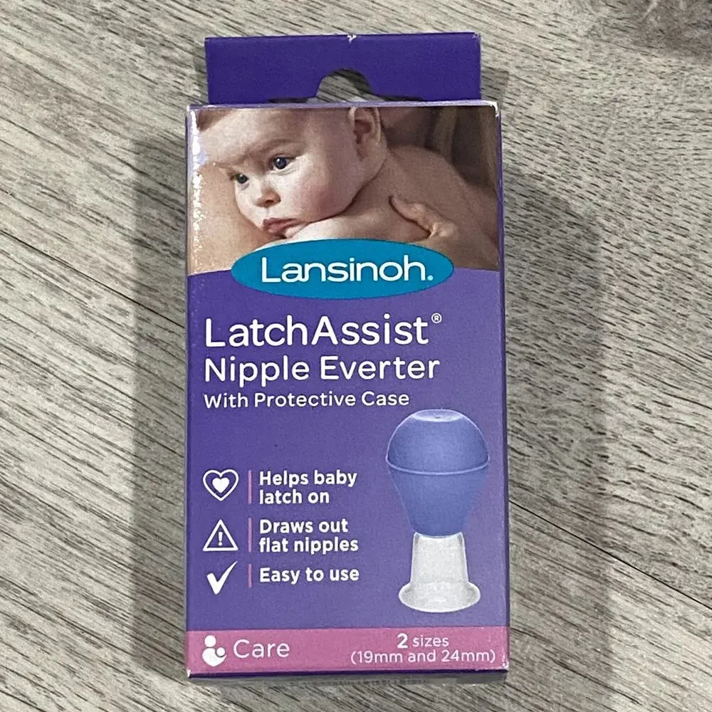 NEW Lansinoh LatchAssist Nipple Everter Set - Unopened Box - 2 Sizes